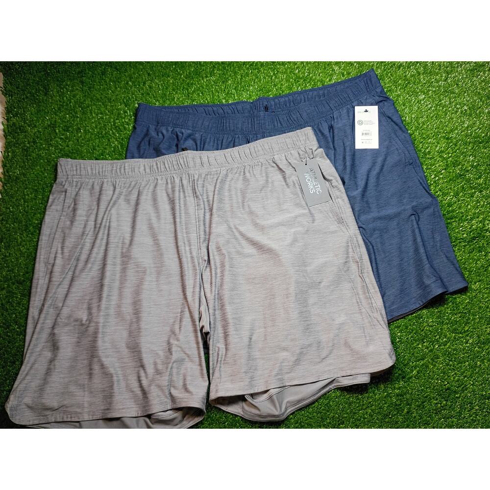 Athletic Works 2-Pack Jersey Knit Shorts 3X NWT